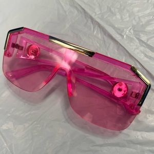 Pink modern glasses
